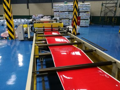 Jwell-PE-waterproof-sheet-extrusion-line-two-color